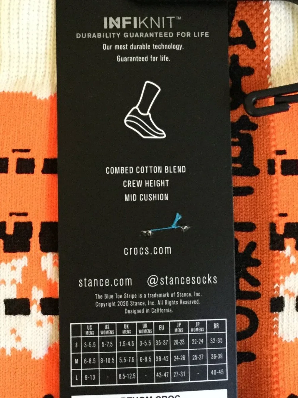 Stance Infiknit Casual Crocs Socks l